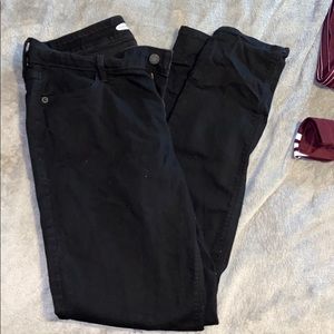 Old navy super skinny black jeans